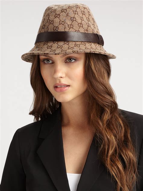 cap gucci hats for women|gucci fedora hats women's.